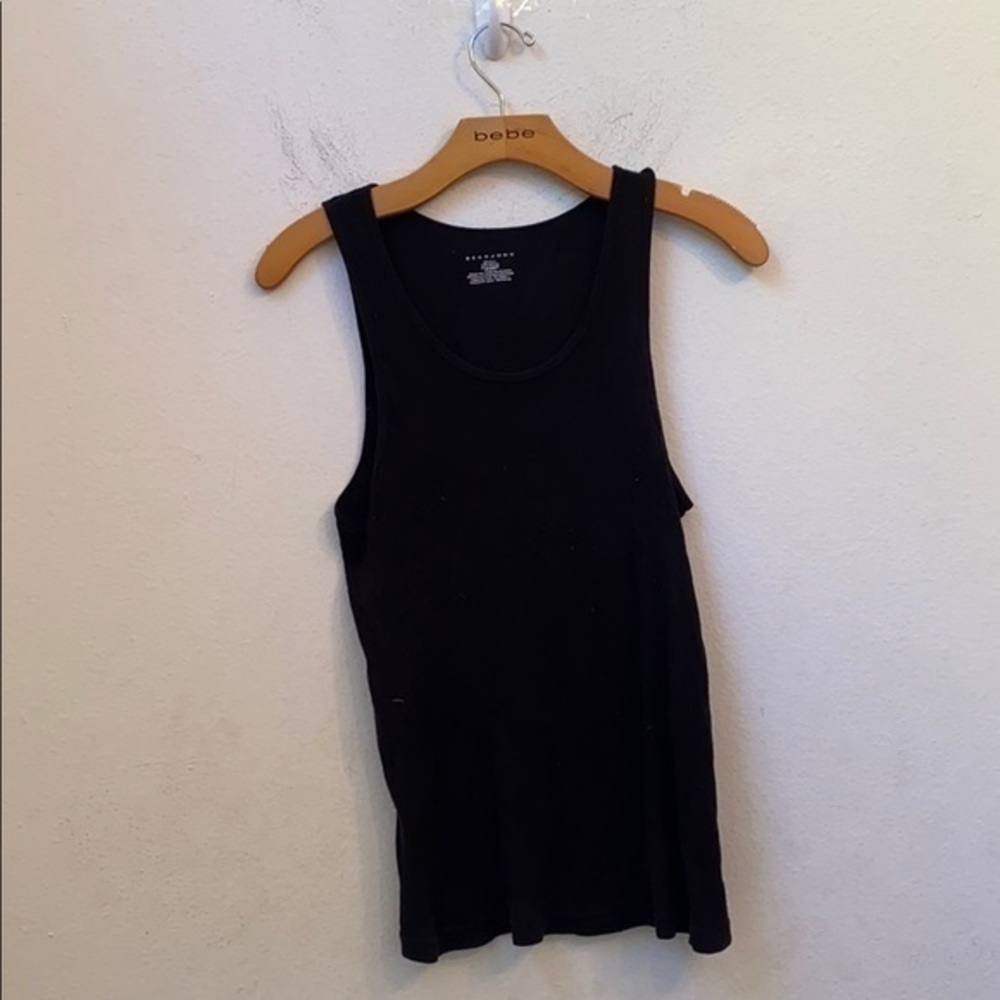 Sean John small black sleeveless top